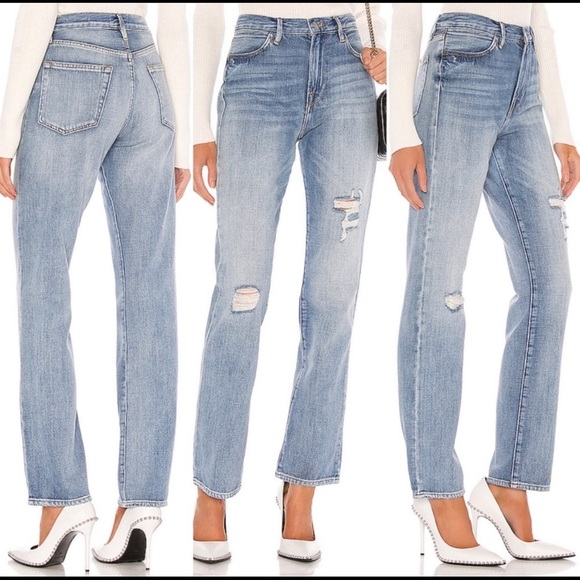 Frame Le Hollywood Straight‎ Jeans Fernhill - Picture 1 of 12